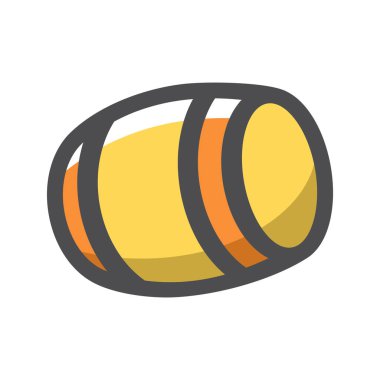 Bingo Kegs Lotto Oyun Vektörü Simgesi Çizim Çizimi