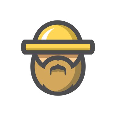 Arıcı. Hiver. Apiarist adamlar. Vektör Çizgi Filmi illüstrasyonu