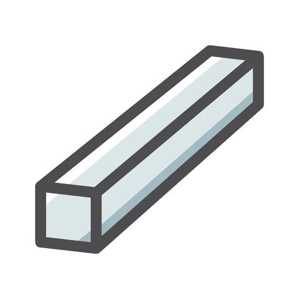 Icono de vector de acero laminado en caliente Ilustración de dibujos animados — Vector de stock