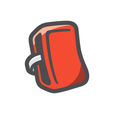 Vektör simgesi çizimi eğitimi için Kickbox Paws