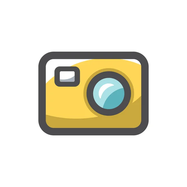 Video Camera flash Vector icon Cartoon illustration. Illustrazione Stock