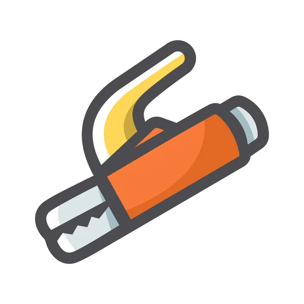 Welding Clamp tool Vector icon Cartoon illustration. — 图库矢量图片