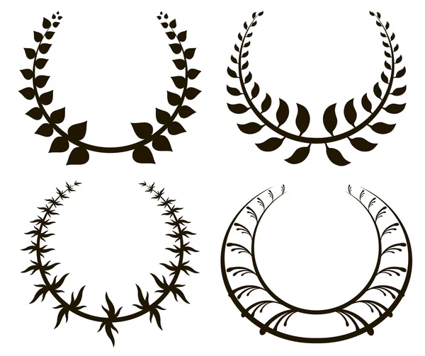 Laurel wreath illustration — Stock Vector