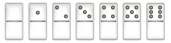 Web 2.0 düğmeleri domino seti — Stok Vektör