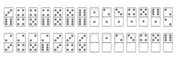 Web 2.0 buttons domino set — Stock Vector