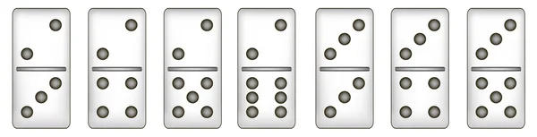 Web 2.0 buttons domino set — Stock Vector