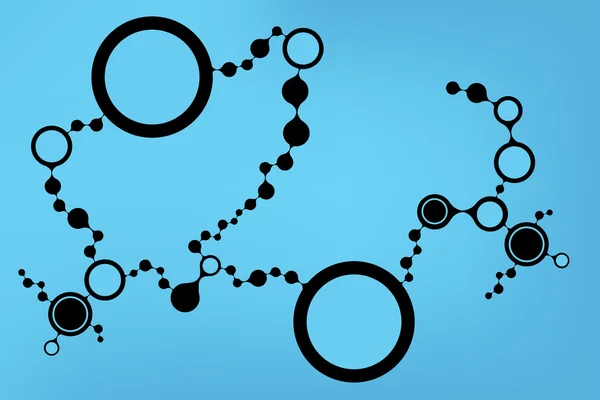 Fondo de estructura de moléculas de ADN. ilustración vectorial eps10 — Archivo Imágenes Vectoriales