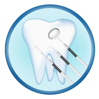 diş ve diş araçları tasarım öğeleri. eps10 vektör çizim