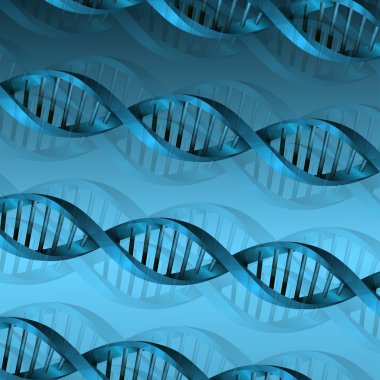 DNA molekülü yapısı arka plan. eps10 vektör çizim