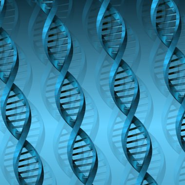 DNA molekülü yapısı arka plan. eps10 vektör çizim