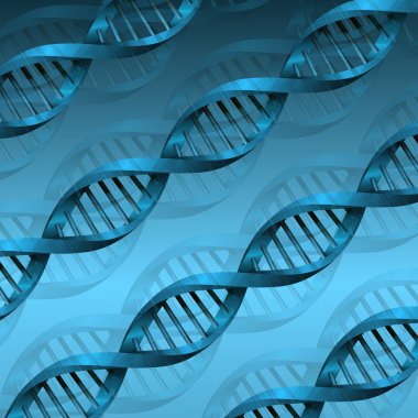 DNA molekülü yapısı arka plan. eps10 vektör çizim