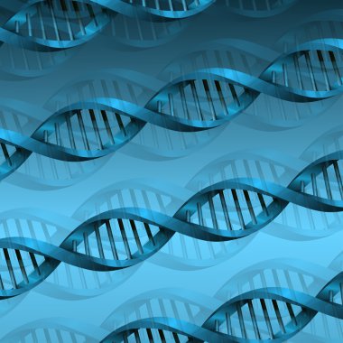 DNA molekülü yapısı arka plan. eps10 vektör çizim