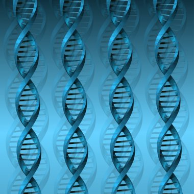 DNA molekülü yapısı arka plan. eps10 vektör çizim