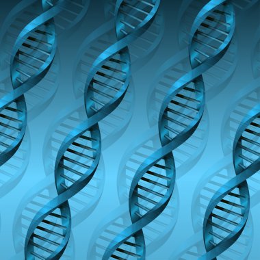 DNA molekülü yapısı arka plan. eps10 vektör çizim