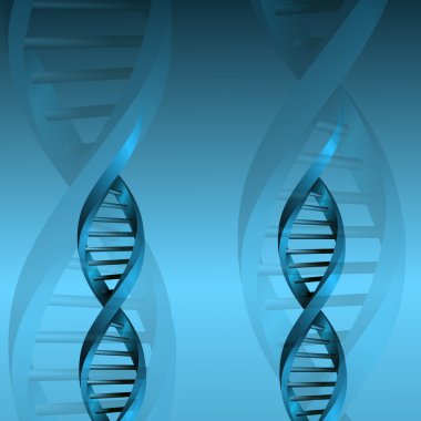 DNA molekülü yapısı arka plan. eps10 vektör çizim