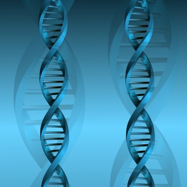 DNA molekülü yapısı arka plan. eps10 vektör çizim