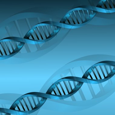 DNA molekülü yapısı arka plan. eps10 vektör çizim