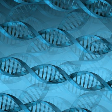 DNA molekülü yapısı arka plan. eps10 vektör çizim