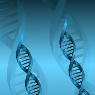 DNA molekülü yapısı arka plan. eps10 vektör çizim