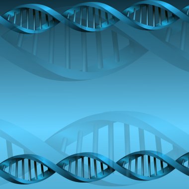 DNA molekülü yapısı arka plan. eps10 vektör çizim