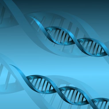 DNA molekülü yapısı arka plan. eps10 vektör çizim