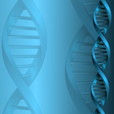 DNA molekülü yapısı arka plan. eps10 vektör çizim