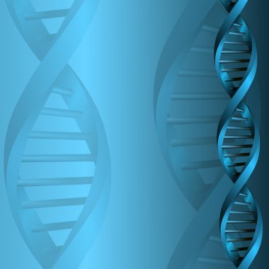 DNA molekülü yapısı arka plan. eps10 vektör çizim