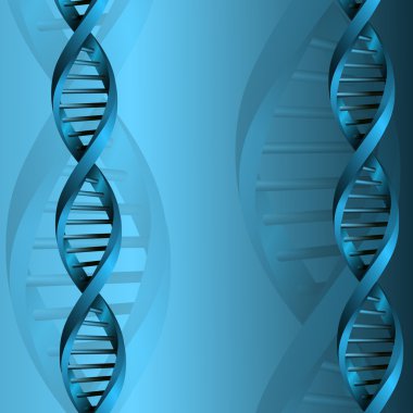DNA molekülü yapısı arka plan. eps10 vektör çizim
