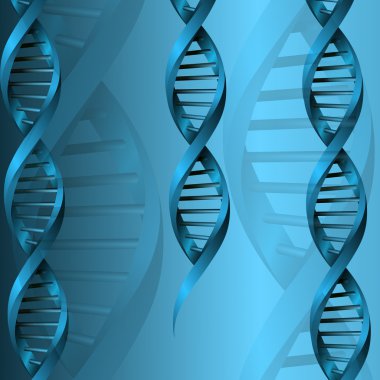 DNA molekülü yapısı arka plan. eps10 vektör çizim