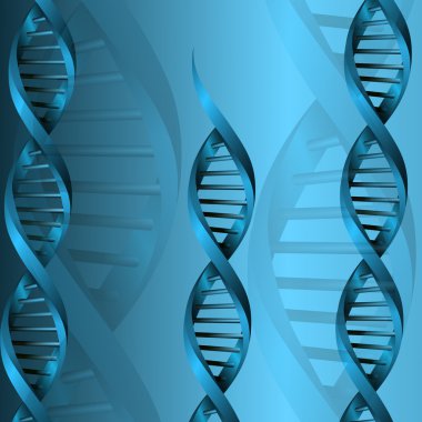 DNA molekülü yapısı arka plan. eps10 vektör çizim