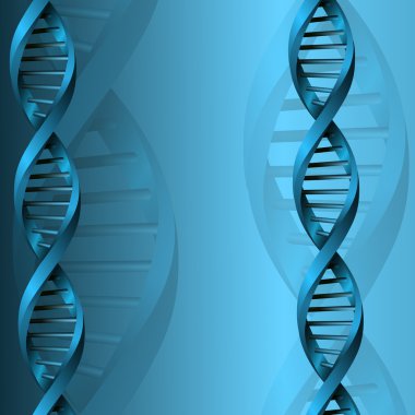 DNA molekülü yapısı arka plan. eps10 vektör çizim