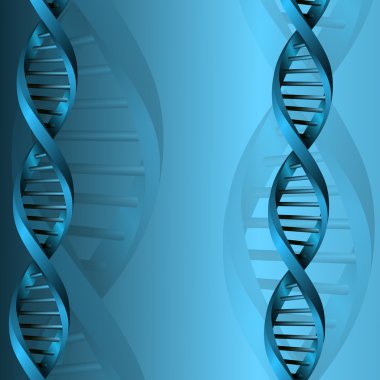 DNA molekülü yapısı arka plan. eps10 vektör çizim