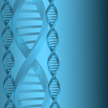 DNA molekülü yapısı arka plan. eps10 vektör çizim