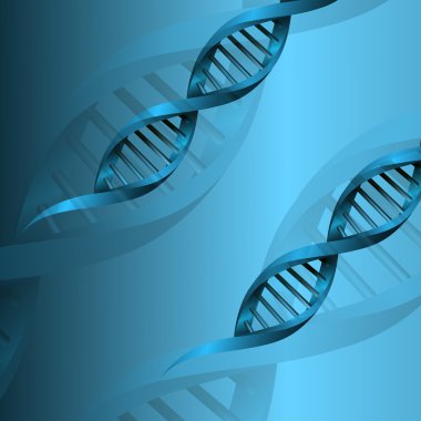 DNA molekülü yapısı arka plan. eps10 vektör çizim