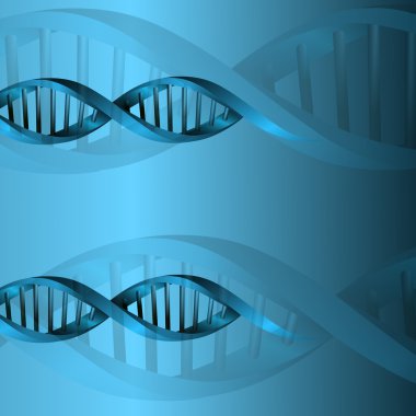 DNA molekülü yapısı arka plan. eps10 vektör çizim