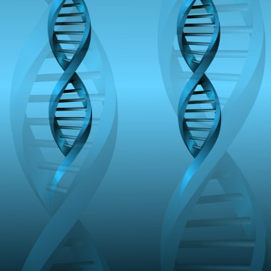 DNA molekülü yapısı arka plan. eps10 vektör çizim