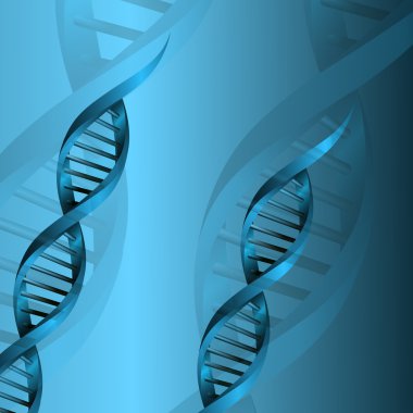 DNA molekülü yapısı arka plan. eps10 vektör çizim