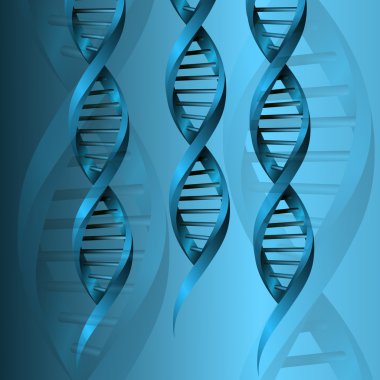 DNA molekülü yapısı arka plan. eps10 vektör çizim