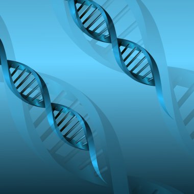 DNA molekülü yapısı arka plan. eps10 vektör çizim