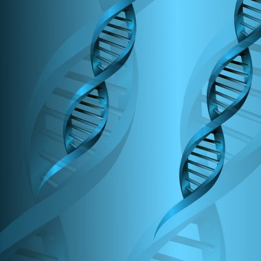 DNA molekülü yapısı arka plan. eps10 vektör çizim