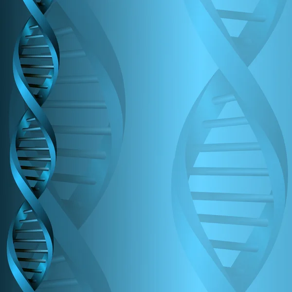 Struttura della molecola di DNA sfondo. eps10 illustrazione vettoriale — Vettoriale Stock