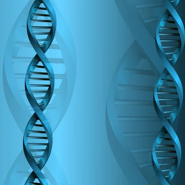 Struttura della molecola di DNA sfondo. eps10 illustrazione vettoriale — Vettoriale Stock