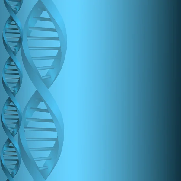 Struttura della molecola di DNA sfondo. eps10 illustrazione vettoriale — Vettoriale Stock