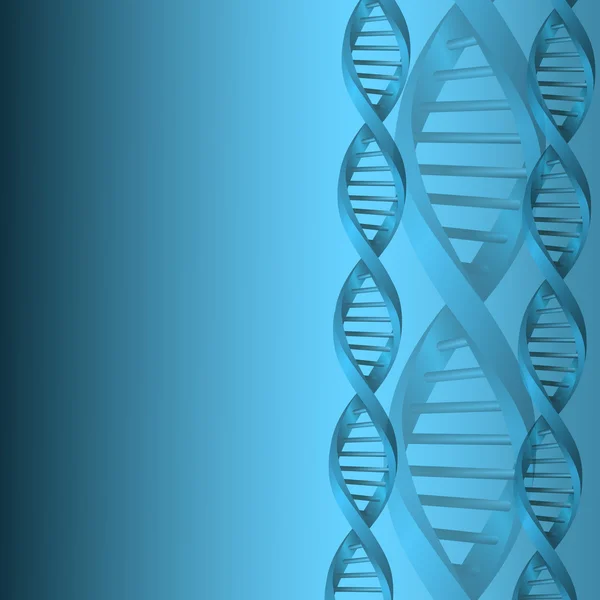Struttura della molecola di DNA sfondo. eps10 illustrazione vettoriale — Vettoriale Stock