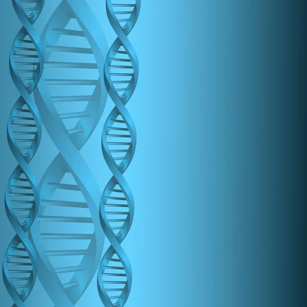 Struttura della molecola di DNA sfondo. eps10 illustrazione vettoriale — Vettoriale Stock