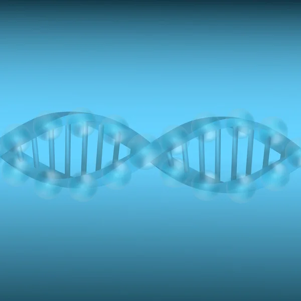 Struttura della molecola di DNA sfondo. eps10 illustrazione vettoriale — Vettoriale Stock