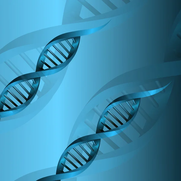 Struttura della molecola di DNA sfondo. eps10 illustrazione vettoriale — Vettoriale Stock