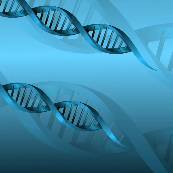 Struttura della molecola di DNA sfondo. eps10 illustrazione vettoriale — Vettoriale Stock