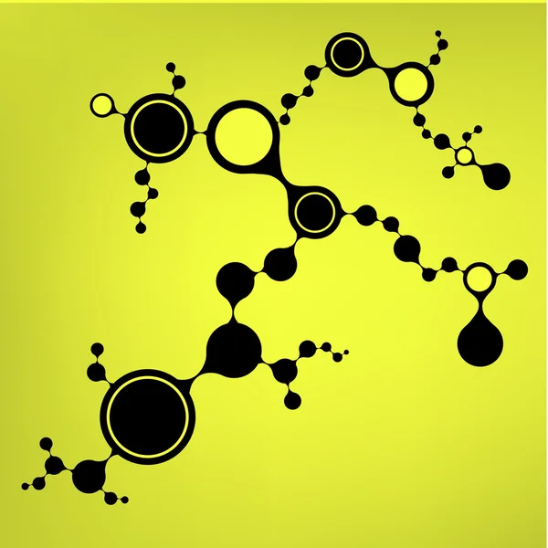 DNA molecuul structuur achtergrond. eps10 vectorillustratie — Stockvector