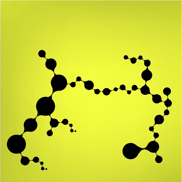 Structure des molécules d'ADN fond. illustration vectorielle eps10 — Image vectorielle